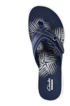 Clarks Breeze Sea Navy Thong Sandal -Rockport Store 26125506 6