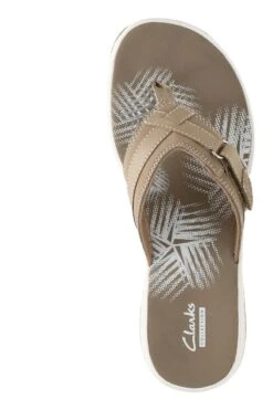 Clarks Breeze Sea Taupe Thong Sandal -Rockport Store 26125507 7