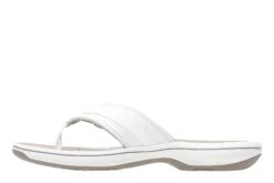 Clarks Breeze Sea White Thong Sandal -Rockport Store 26125508 4