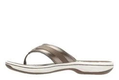 Clarks Breeze Sea Pewter Thong Sandal -Rockport Store 26125509 4