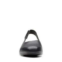Clarks Juliet Pull Black Leather Slingback Heel -Rockport Store 26149772 3