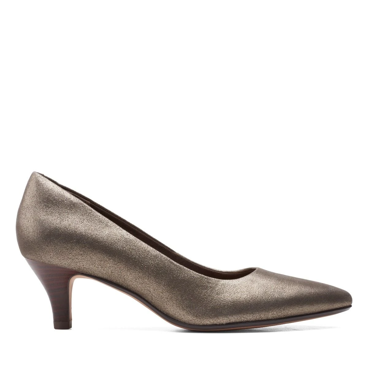 Clarks Linvale Jerica Metallic Leather Pump 4 Clarks Linvale Jerica Metallic Leather Pump - Image 2