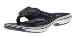 Clarks Breeze Sea Navy Thong Sandal
