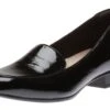 Clarks Juliet Lora Black Patent Loafer -Rockport Store CLAJULIETL31