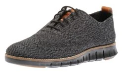 Cole Haan ZERØGRAND Wingtip Oxford Black Magnet Stitchlite