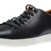 Cole Haan GrandPrø Blue Leather Lace-Up Tennis Sneaker -Rockport Store COLTENNIS03