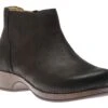 Dansko Barbara Black Burnished Nubuck Leather Ankle Boot -Rockport Store DANBARBARA01
