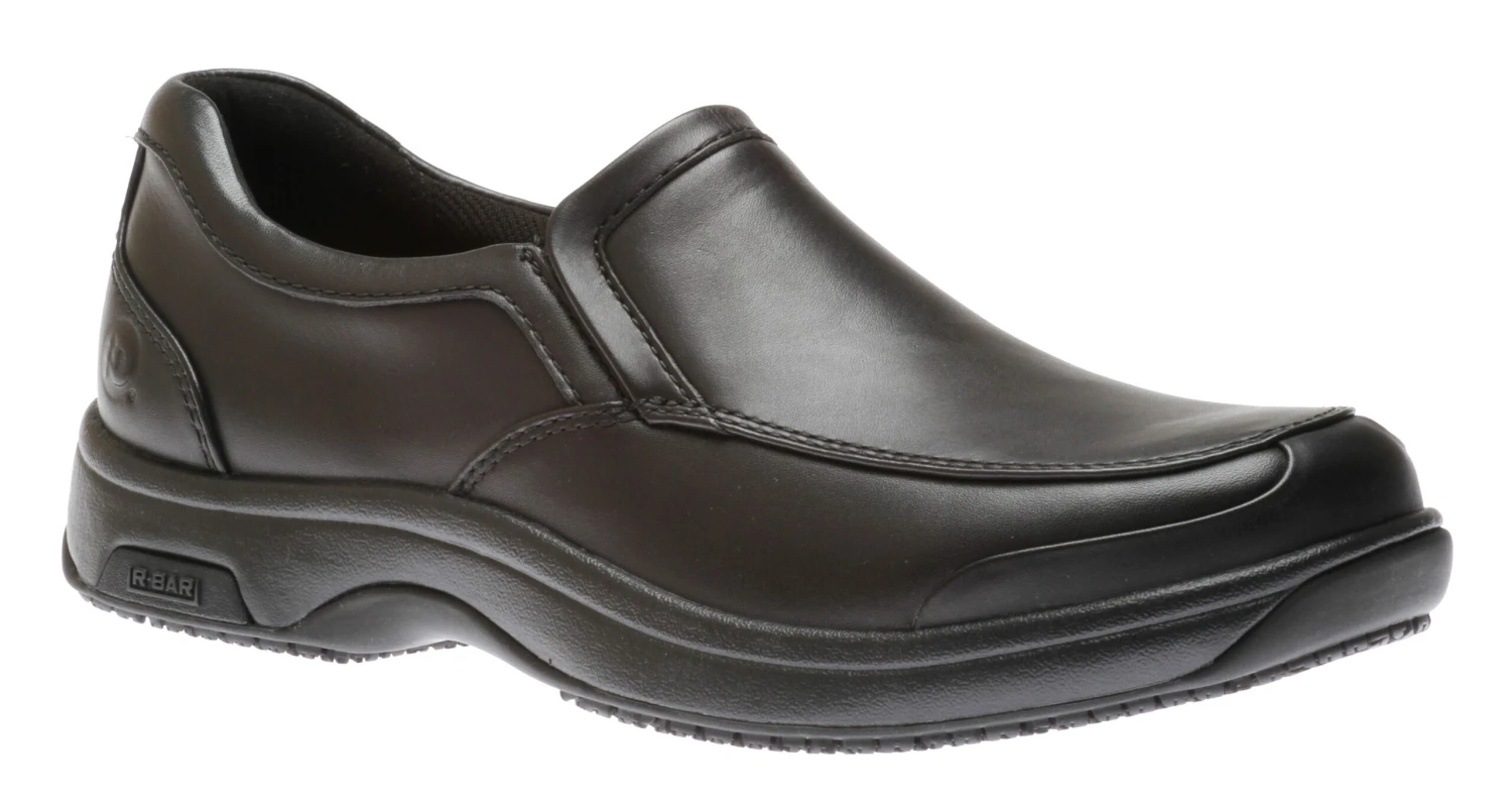 Battery Park Service Black Leather Slip-On Shoe 3 Battery Park Service Black Leather Slip-On Shoe