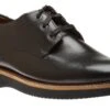 Clyde Black Leather Plain Toe Oxford Shoe