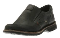 ECCO Turn Black Leather Gore-Tex Waterproof Slip-On Shoe