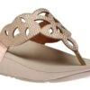 Elora Crystal Rose Gold Thong Sandal -Rockport Store FITELORAC12