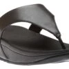 Lulu Black Leather Thong Sandal -Rockport Store FITLULULT01