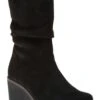 Gabor 34.781.40 Black Wedge Slouch Mid-Calf Boot -Rockport Store GAB34 781 40
