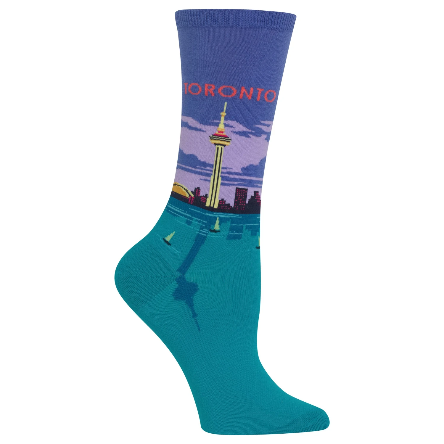 Hotsox Women's Toronto Crew Socks 4 Hotsox Women's Toronto Crew Socks - Image 2