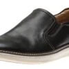 McGuffey Black Leather Slip-On Sneaker -Rockport Store JOHMCGUFFEYSO01