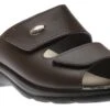 Mens Slide Brown Gel -Rockport Store LADY177502