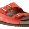Mephisto Harmony Coral Nubuck Leather Slide Sandal -Rockport Store MEPHARMONY13