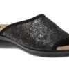 Ladies Black Silver Slide Sandal 1 Ladies Black Silver Slide Sandal -Rockport Store POL80341701