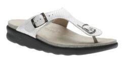Sanibel White Snake Thong Sandal