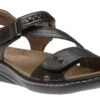 Zenith Black Leather Adjustable Z-Strap Walking Sandal 2 Zenith Black Leather Adjustable Z-Strap Walking Sandal -Rockport Store TAOZENITH01