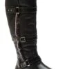 Gabrielle 2 Wide Calf Black Leather Tall Boot -Rockport Store WANGABRIELLE201 1