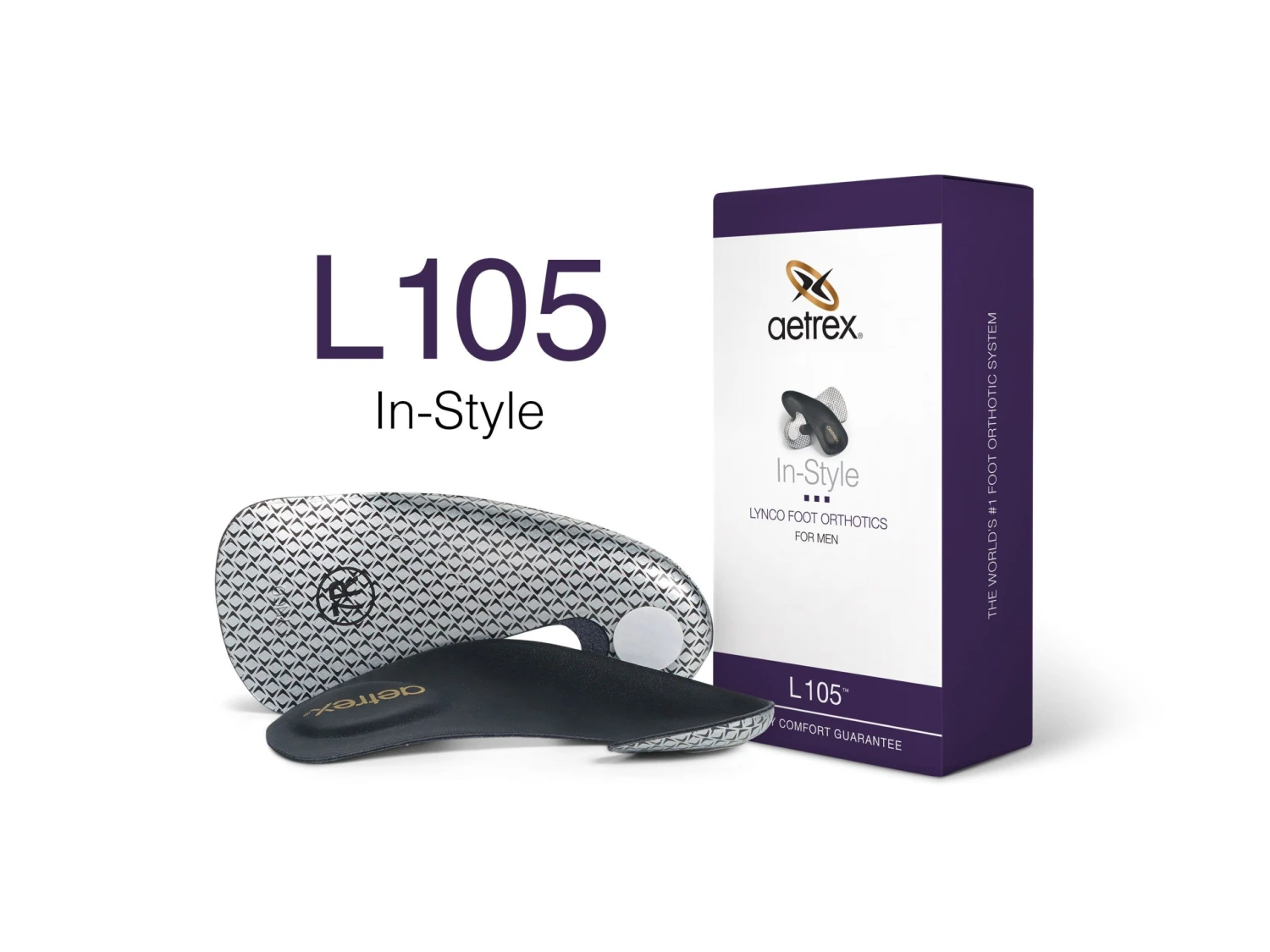 L105 Men's In-Style Orthotics With Metatarsal Support 3 L105 Men's In-Style Orthotics With Metatarsal Support