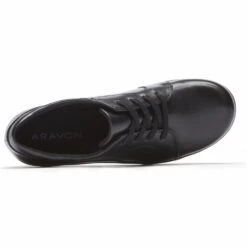 Hanover Lace-Up Black Sneaker -Rockport Store arvhanoverl01b