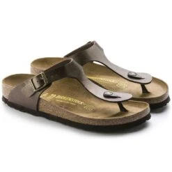 Birkenstock Gizeh Birko-Flor Graceful Toffee Thong Sandal -Rockport Store birgizeh12c