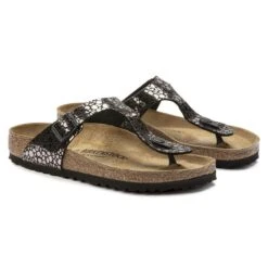 Birkenstock Gizeh BF Met Black -Rockport Store birgizeh21d