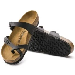 Birkenstock Mayari Birko-Flor Black Sandal -Rockport Store birmayari01a