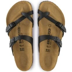 Birkenstock Mayari Birko-Flor Black Sandal -Rockport Store birmayari01b