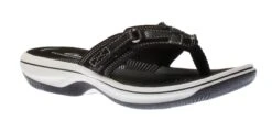 Clarks Breeze Sea Black Thong Sandal -Rockport Store clabreezes01 1