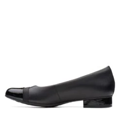 Clarks Juliet Monte Black Leather Slip-On -Rockport Store clajulietm01b