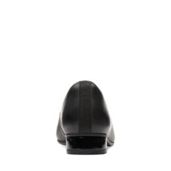 Clarks Juliet Monte Black Leather Slip-On -Rockport Store clajulietm01d