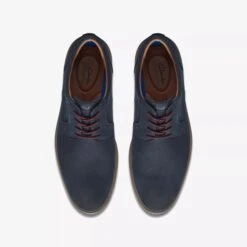 Clarks Malwood Lace Navy -Rockport Store clamalwoodl03c