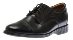 Clarks Whiddon Cap Toe Black Leather Oxford Dress Shoe 7 Clarks Whiddon Cap Toe Black Leather Oxford Dress Shoe -Rockport Store clawhiddonc01