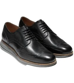 Cole Haan ØriginalGrand Wingtip Oxford Black -Rockport Store colgrandwo01f