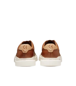 Cole Haan GrandPrø Rally Laser Cut Tan Brown Leather Lace-Up Sneaker -Rockport Store colrally06c