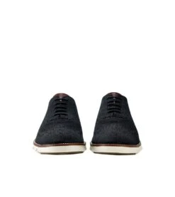 Cole Haan ZERØGRAND Wingtip Oxford Black Stitchlite -Rockport Store colstitchlite01b