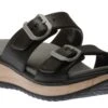 Dansko Kandi Black EVA Double Strap Slide Sandal -Rockport Store dankandi01