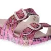 Dansko Kandi Pink Paisley Floral EVA Double Strap Slide Sandal -Rockport Store dankandi13