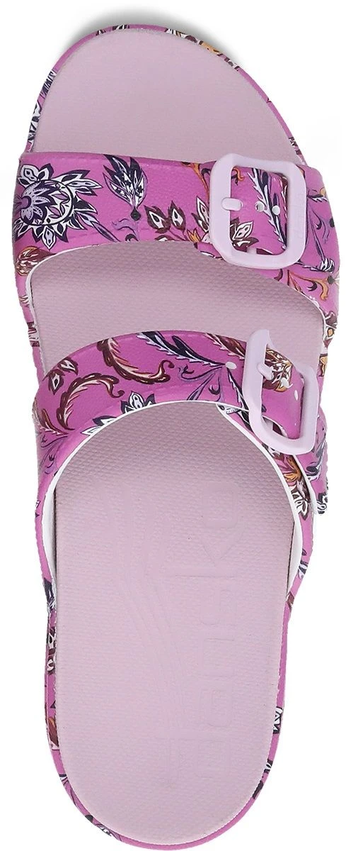 Dansko Kandi Pink Paisley Floral EVA Double Strap Slide Sandal 4 Dansko Kandi Pink Paisley Floral EVA Double Strap Slide Sandal - Image 2