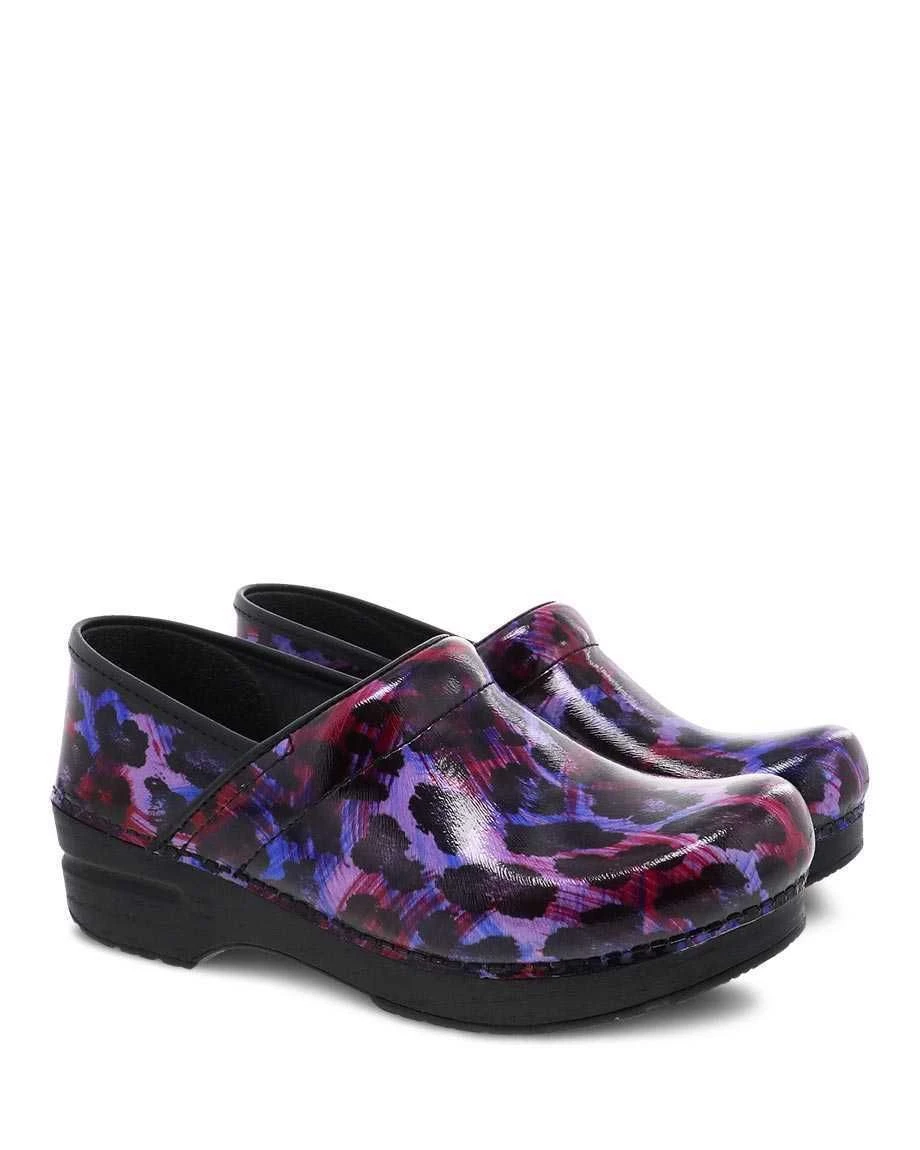 Dansko Professional Painted Leopard Patent Clog 5 Dansko Professional Painted Leopard Patent Clog - Image 3