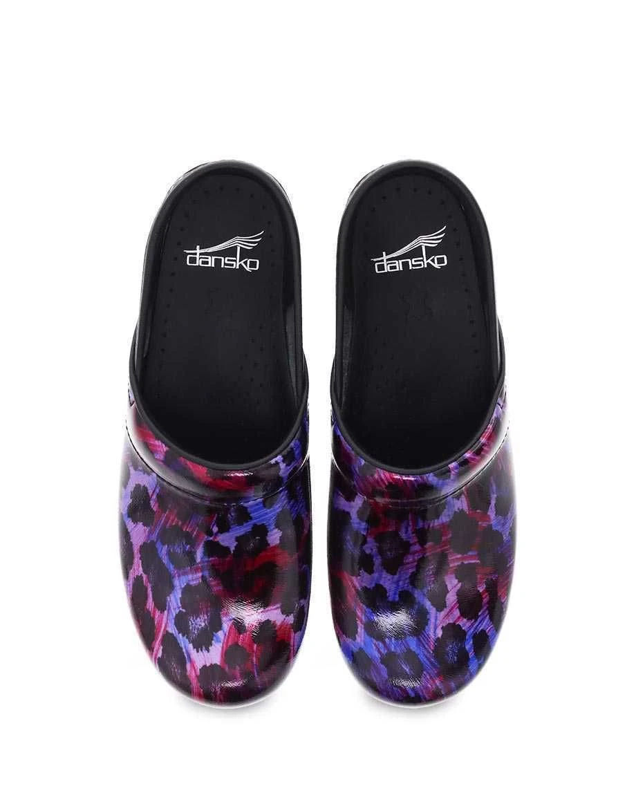 Dansko Professional Painted Leopard Patent Clog 8 Dansko Professional Painted Leopard Patent Clog - Image 6