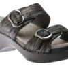 Dansko Sophie Black Metallic Leather Sandal 1 Dansko Sophie Black Metallic Leather Sandal -Rockport Store dansophie31