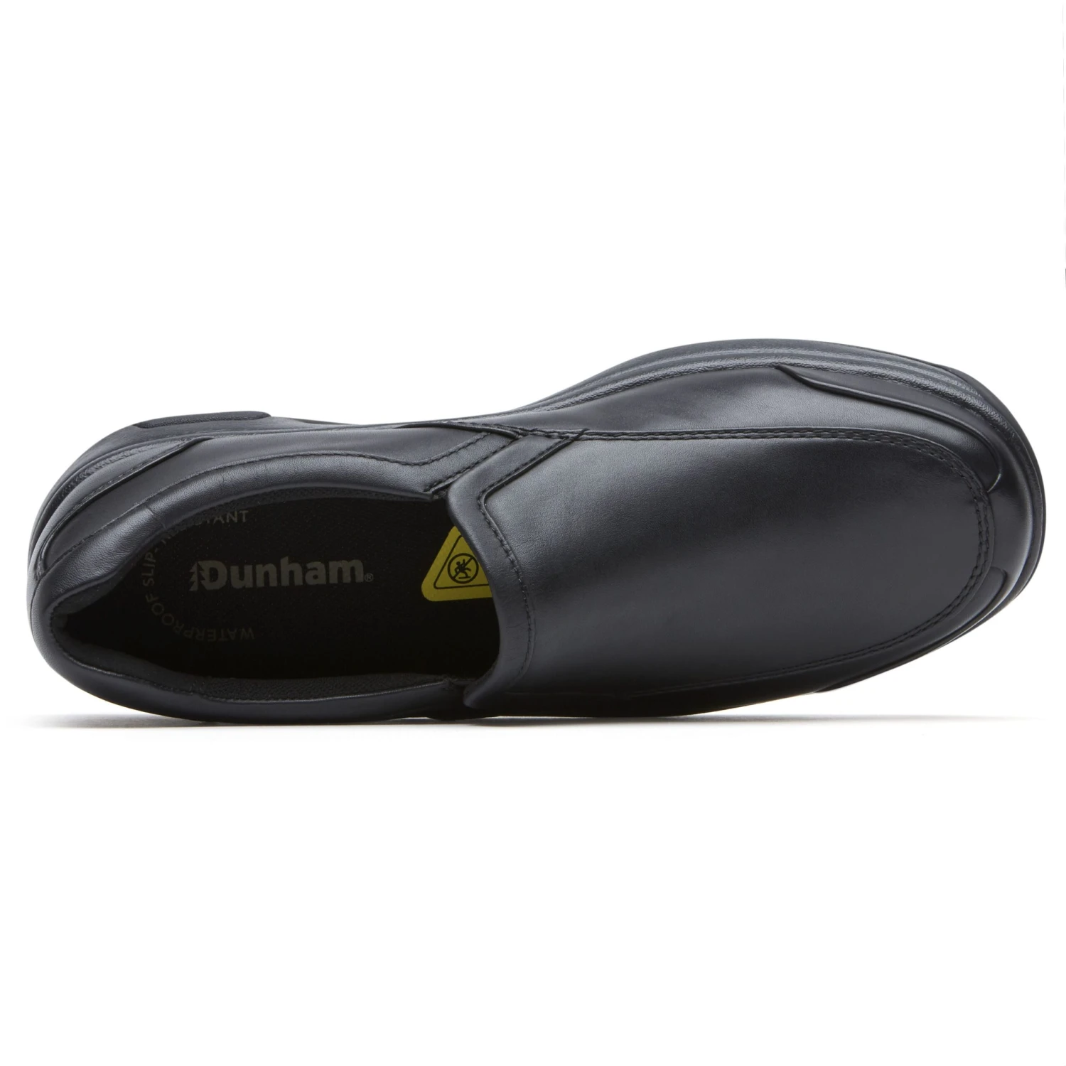 Battery Park Service Black Leather Slip-On Shoe 4 Battery Park Service Black Leather Slip-On Shoe - Image 2