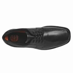 Douglas Black Leather Lace Up Oxford Dress Shoe -Rockport Store dundouglas01e