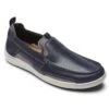 FitSmart Navy Leather Loafer -Rockport Store dunfitsmartlo03