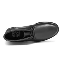 Johnson Black Leather Chukka Boot -Rockport Store dunjohnston01b
