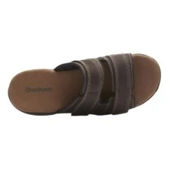 Newport Dark Brown Adjustable Slide Sandal -Rockport Store dunnewports02f